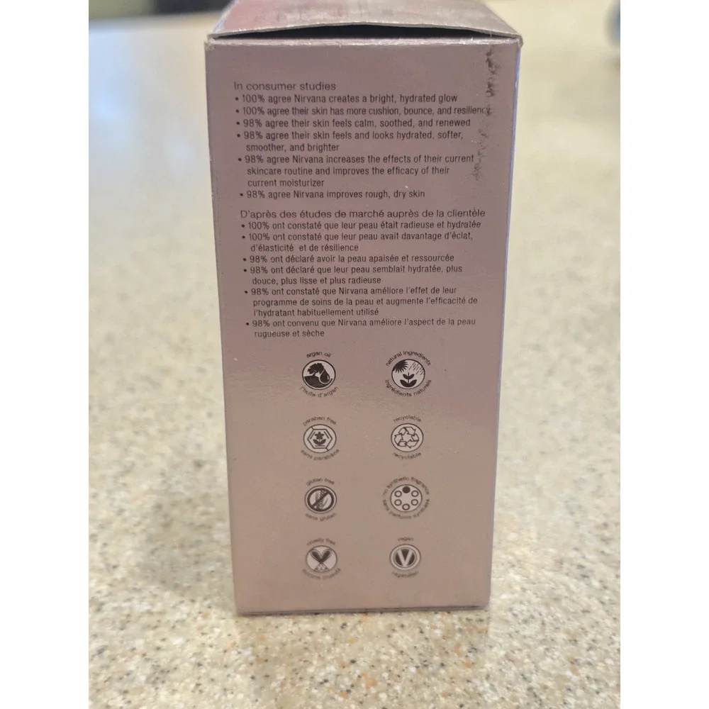 Josie Maran Nirvana Hydrating Treatment Mist 46 ml 1.5 Fl. Oz. Boxed